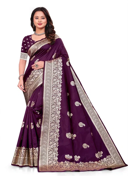 Kt 208 Banarasi Soft Silk Saree Wholesale Clothing Distributors In India